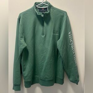 Vineyard vine green 1/4 zip